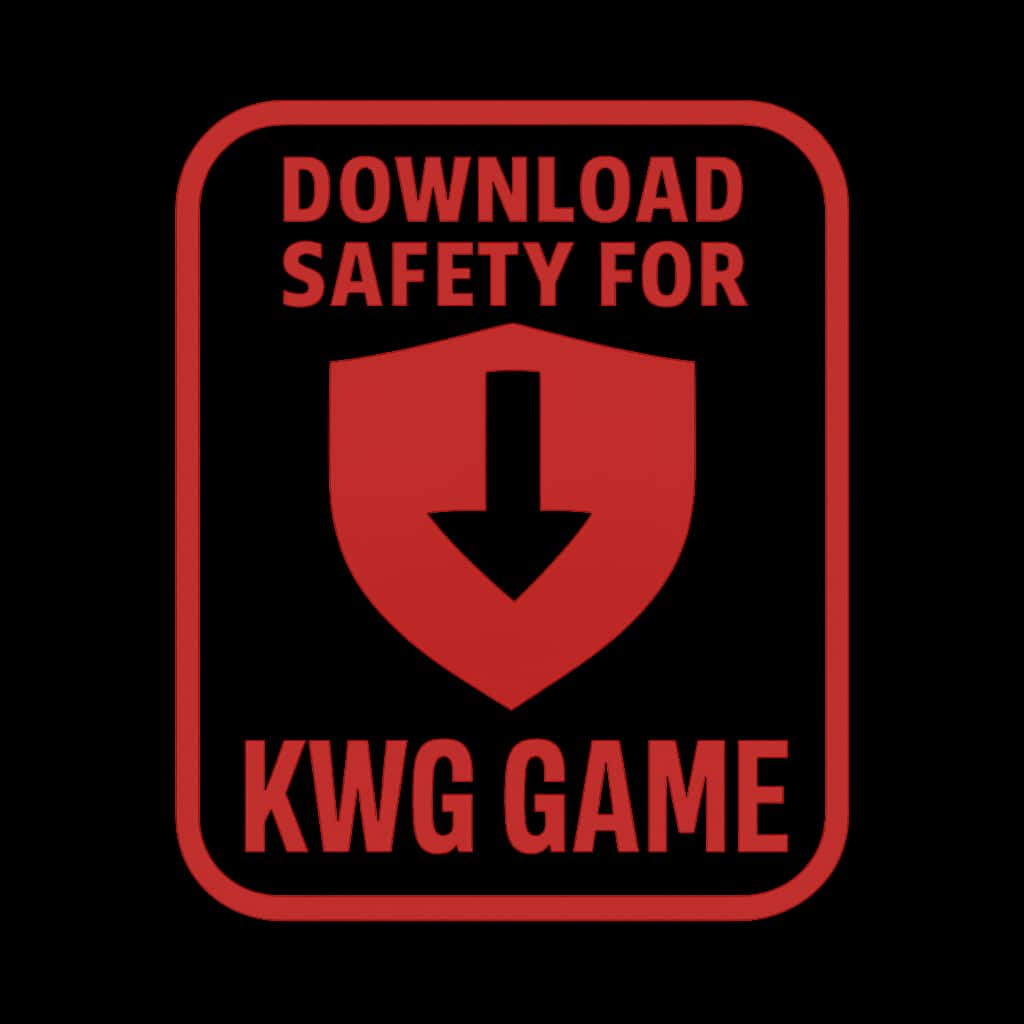 Icon representing download safety for KWG Game.
