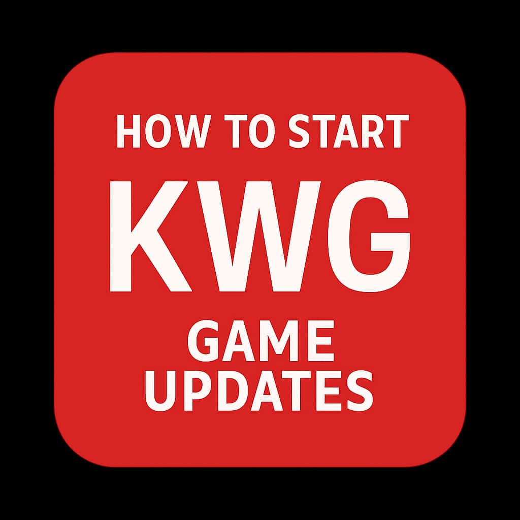 Minimal icon representing KWG Game updates.
