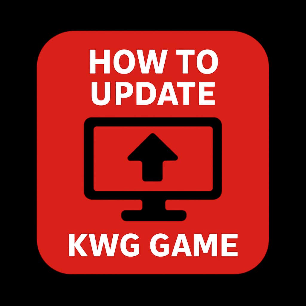 An icon symbolizing the update process for KWG Game.