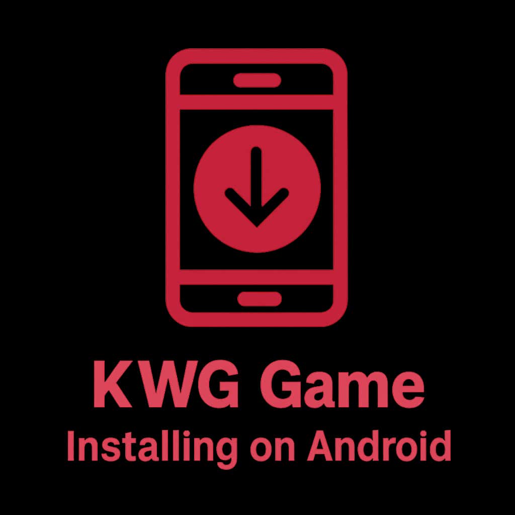 Icon representing the installation guide for KWG Game on Android.