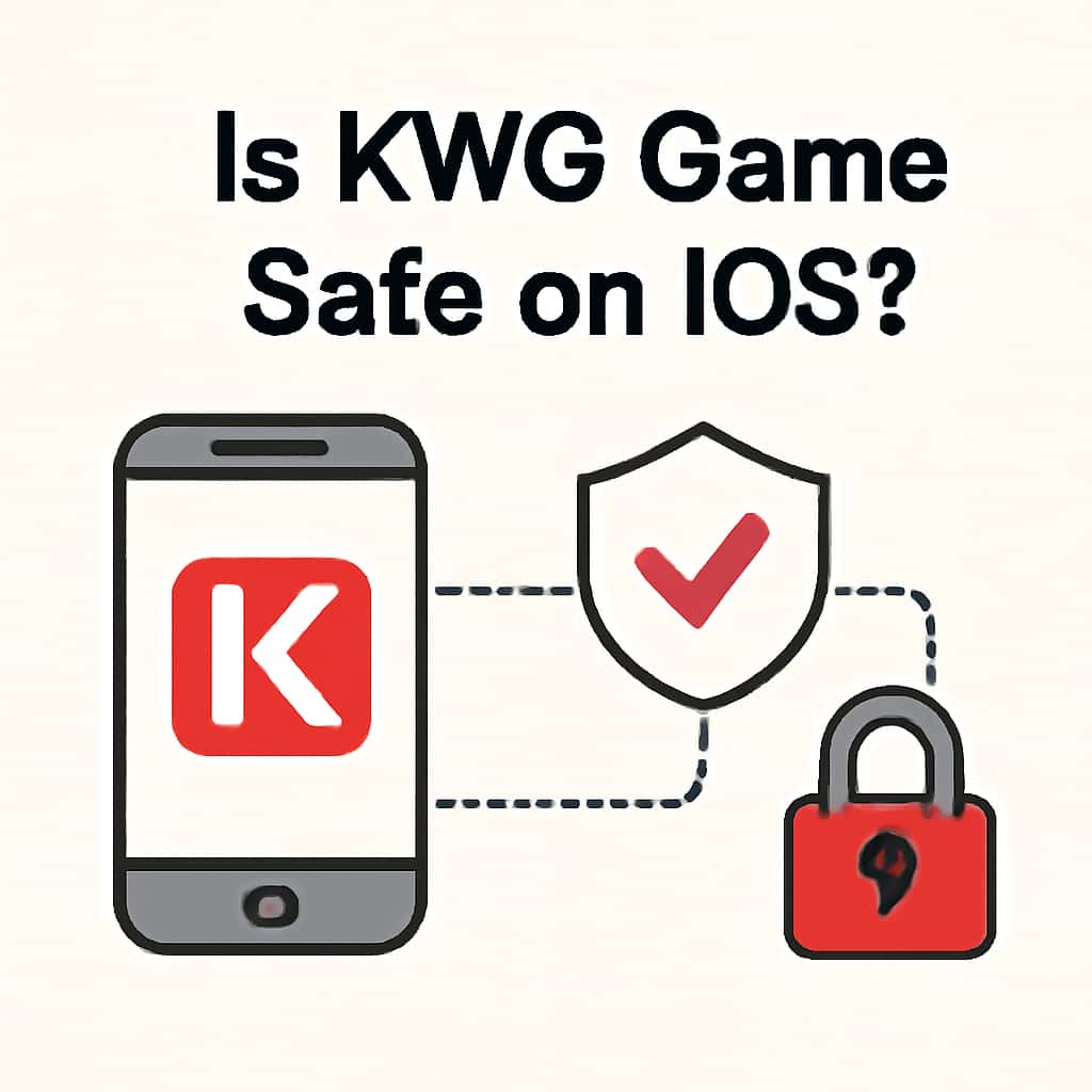Diagram showing KWG Game permissions on iOS.