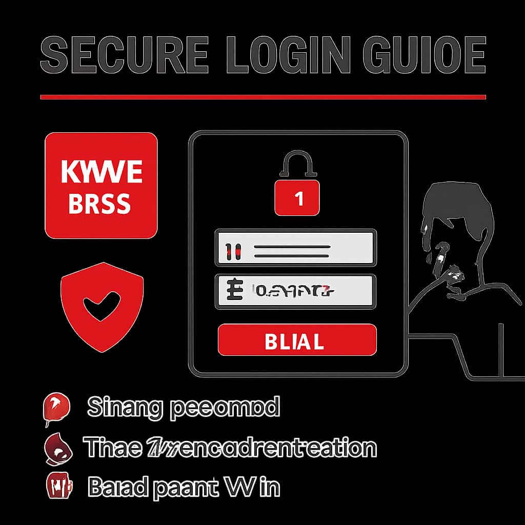 Illustration explaining Secure Login KWG Game Guide