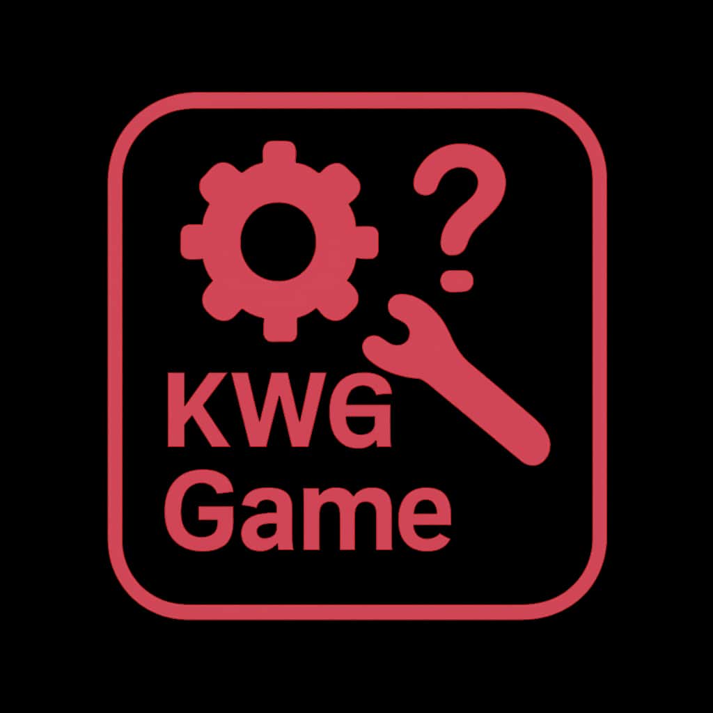 Icon representing troubleshooting for the KWG Game.
