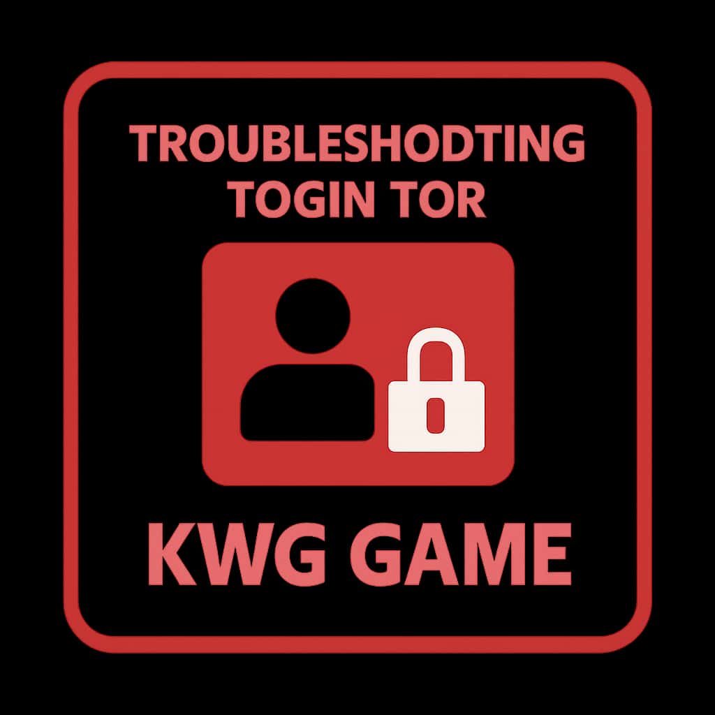 Icon for troubleshooting login issues in KWG Game.